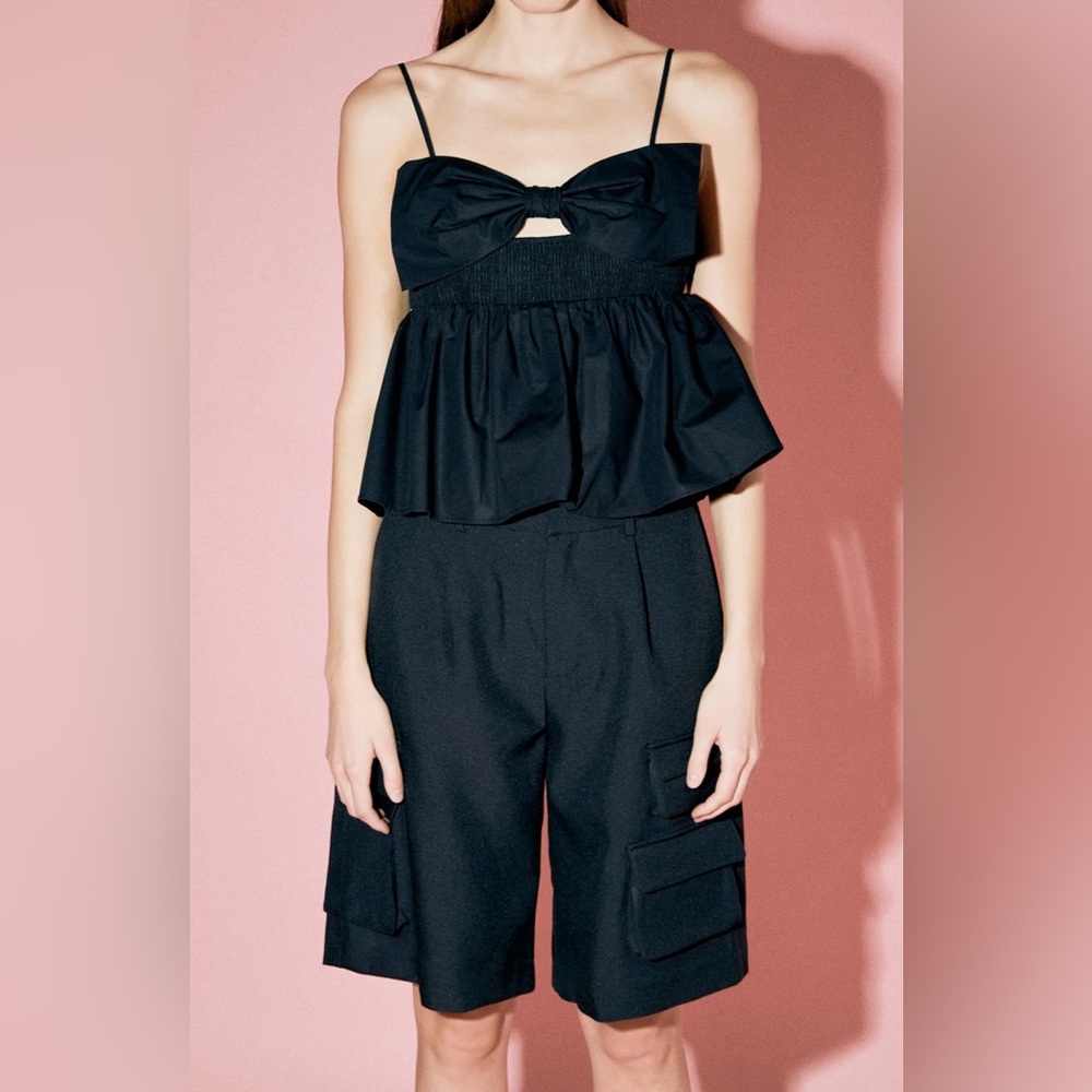 English Factory BOW PEPLUM TOP - Picture 5 of 16